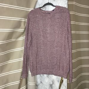 Tommy Bahama Red Cable Knit Crew Neck Mens Sweater